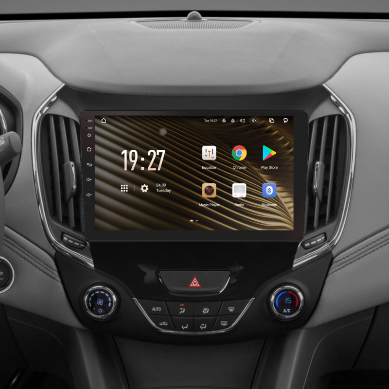Android head unit SIGMA S9432 ANDROID 10 4+32 Gb 4G DSP Chevrolet Cruze 2 2015-2023 9"