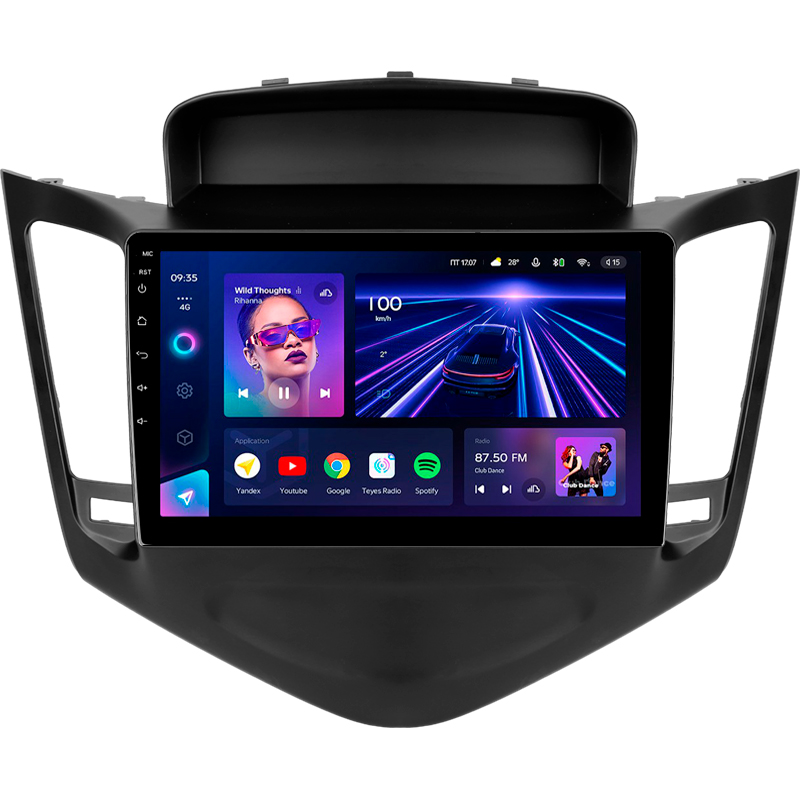 Android head unit Teyes CC3 4+32 Gb Chevrolet Cruze J300 2008-2014 9"