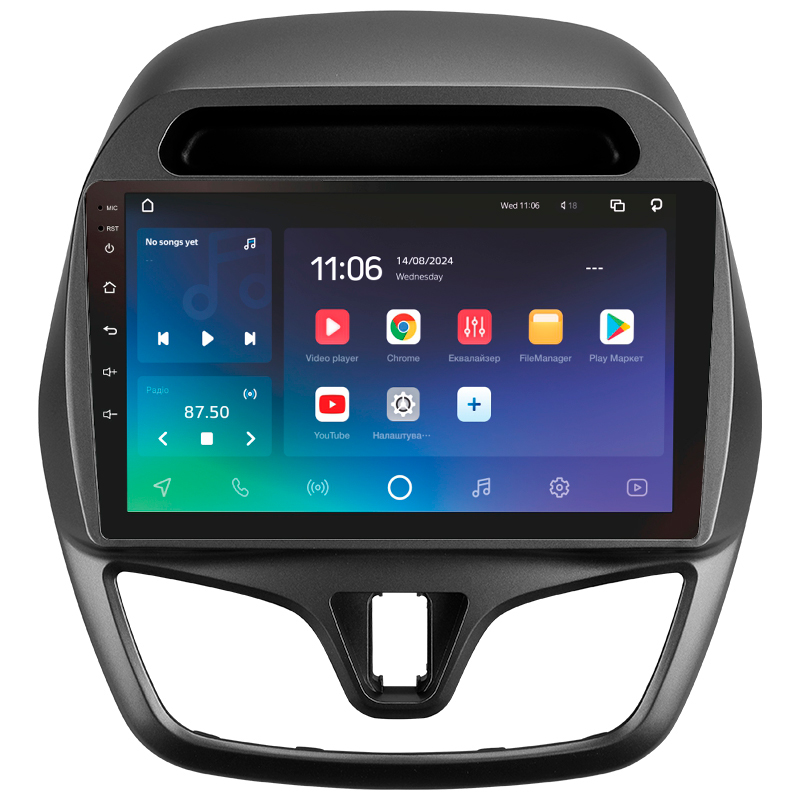 Android head unit SIGMA X9432 ANDROID 10 4+32 Gb 4G DSP Chevrolet Spark Beat (F2) 2015-2018 9"