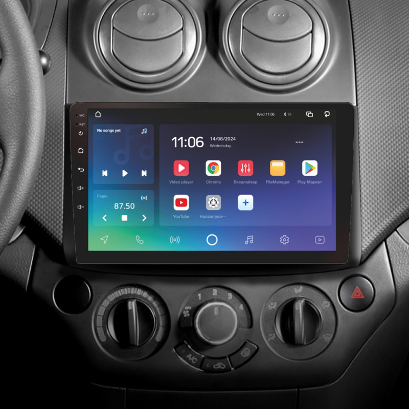 Android head unit SIGMA X9432 ANDROID 10 4+32 Gb 4G DSP Chevrolet Aveo T250 2006-2012 Nexia 1 2020-2022 9"