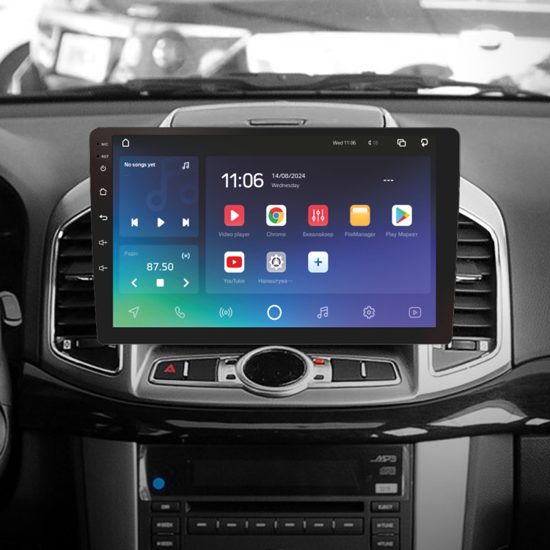 Android head unit SIGMA X10432 ANDROID 10 4+32 Gb 4G DSP Chevrolet Captiva 1 (F2) 2011-2016 10"