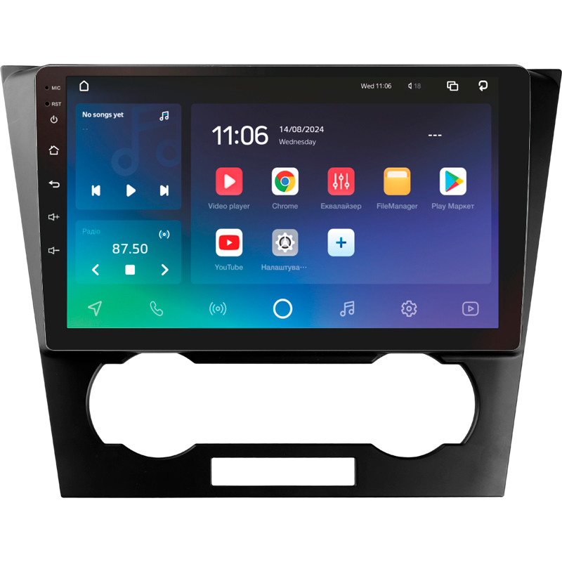 Android head unit SIGMA X9432 ANDROID 10 4+32 Gb 4G DSP Chevrolet Epica 1 2006 - 2012 9"