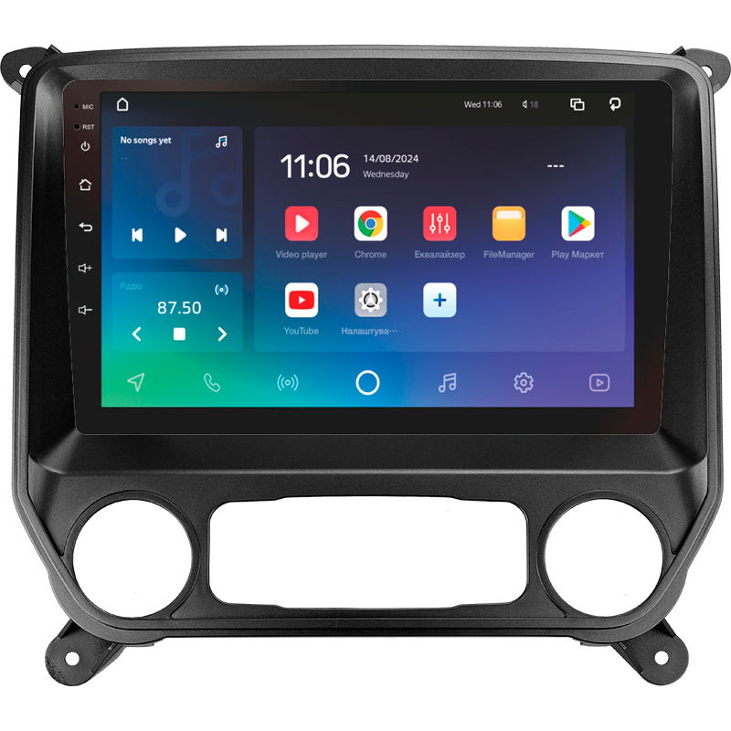 Android head unit SIGMA X10432 ANDROID 10 4+32 Gb 4G DSP Chevrolet Silverado 3 GMTK2 2013-2019 10"