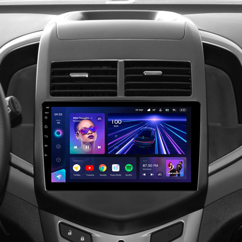 Android head unit Teyes CC3 4+32 Gb Chevrolet Aveo 2 2011-2015 9"