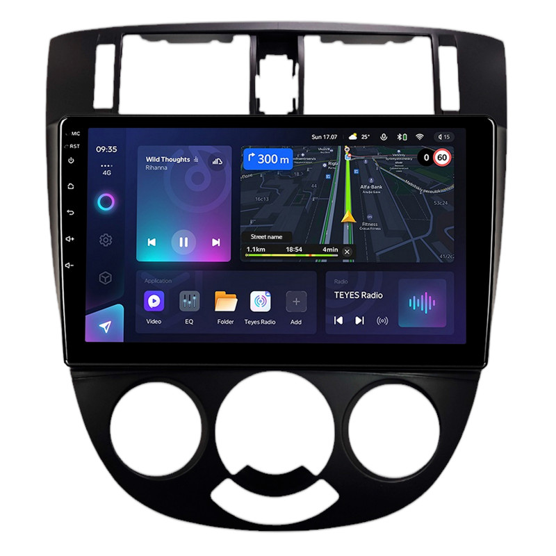 Android head unit Teyes CC3L 4+32 Gb Chevrolet LACETTI / BUICK EXCELLE (MT AC) 2004-2013 UV Black 10"