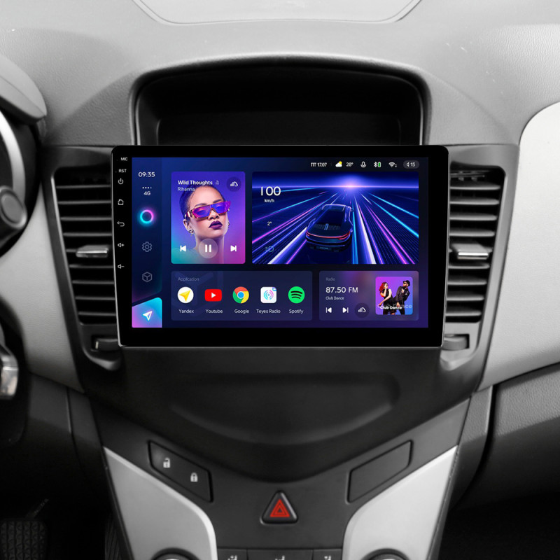 Android head unit Teyes CC3 4+32 Gb Chevrolet Cruze J300 2008-2014 9"