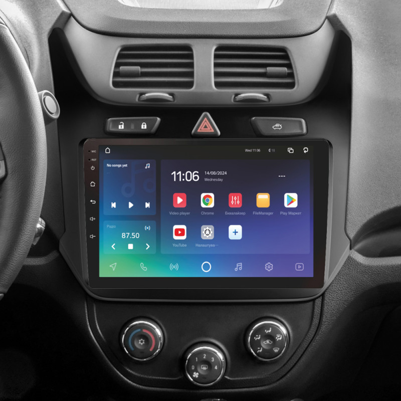 Android head unit SIGMA X9432 ANDROID 10 4+32 Gb 4G DSP Chevrolet Cobalt 2 2011 - 2018 9"