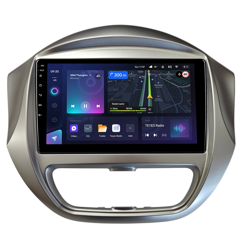 Android head unit Teyes CC3L 4+64 Gb Chevrolet Spark BAIC BEAT DAEWOO MATIZ 2018+ 9"