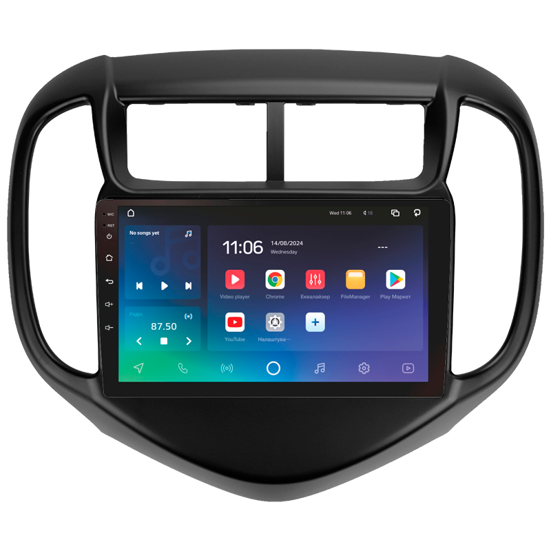 Android head unit SIGMA X9432 ANDROID 10 4+32 Gb 4G DSP Chevrolet Aveo 3 2016-2023 9"