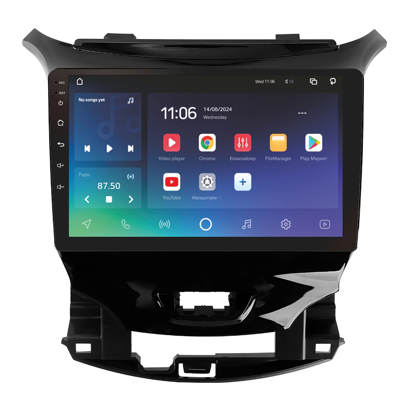 Android head unit SIGMA X9432 ANDROID 10 4+32 Gb 4G DSP Chevrolet Cruze 2 2015-2023 9"