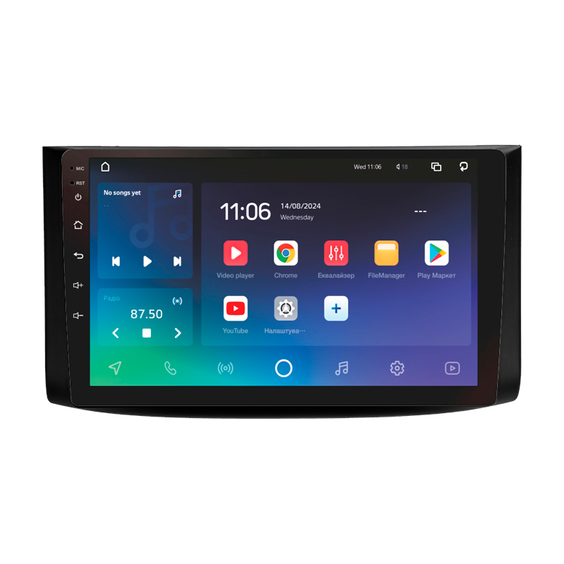 Android head unit SIGMA X9432 ANDROID 10 4+32 Gb 4G DSP Chevrolet Aveo T250 2006-2012 Nexia 1 2020-2022 9"