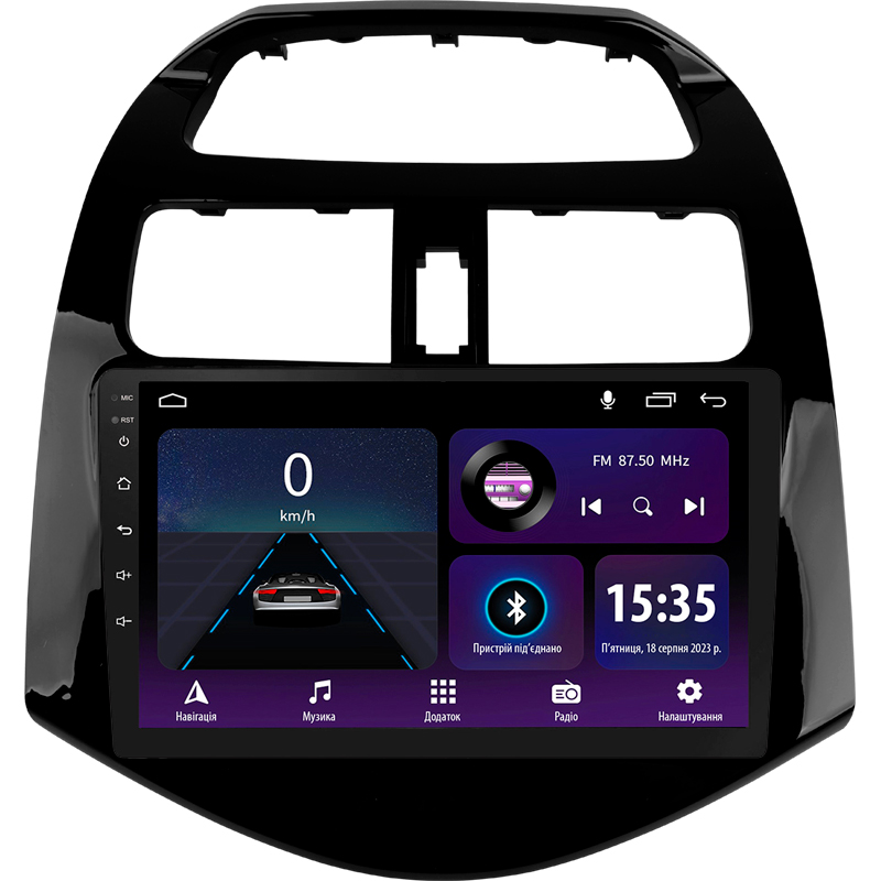 Android head unit SIGMA E9232 ANDROID 10 2+32 Gb Chevrolet Spark M300 2009 - 2016 (F1) 9"