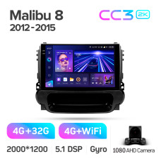 Android head unit Teyes CC3 4+32 Gb Chevrolet Malibu 8 2012-2015 9" 2k