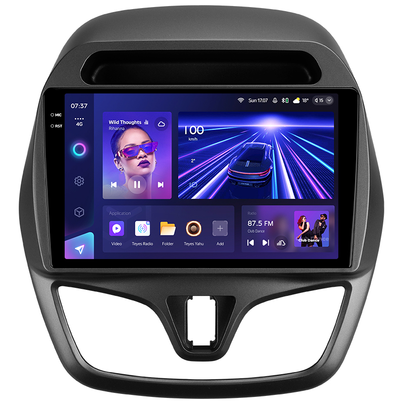 Android head unit Teyes CC3 6+128 Gb with 360° surround view° Chevrolet Spark Beat (F2) 2015-2018 9" 2k