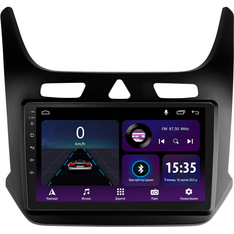 Android head unit SIGMA E9232 ANDROID 10 2+32 Gb Chevrolet Cobalt 2 2011 - 2018 9"