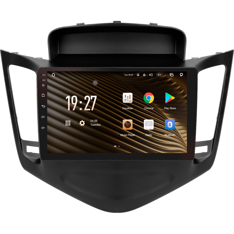 Android head unit SIGMA S9432 ANDROID 10 4+32 Gb 4G DSP Chevrolet Cruze J300 2008-2014 9"