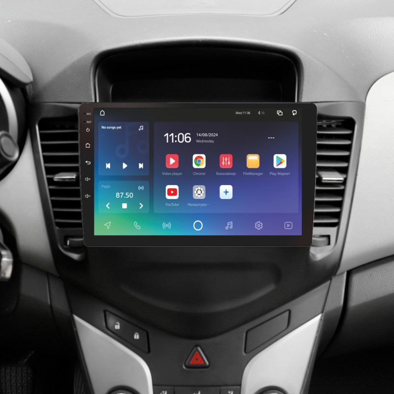 Android head unit SIGMA PRO 9464 ANDROID 10 4+64 Gb 4G DSP Chevrolet Cruze J300 2008-2014 9"