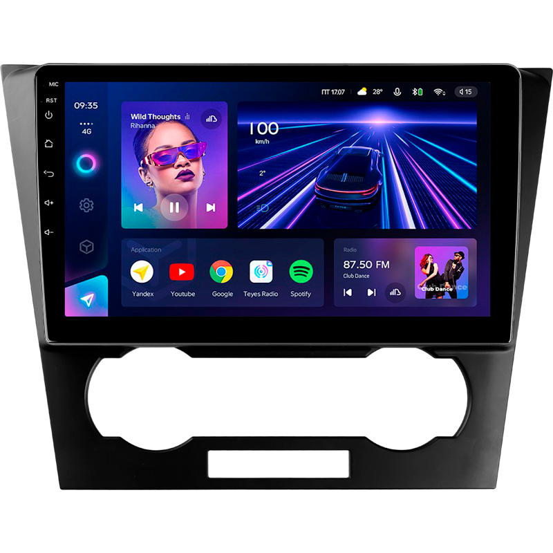 Android head unit Teyes CC3 4+32 Gb Chevrolet Epica 1 2006 - 2012 9"