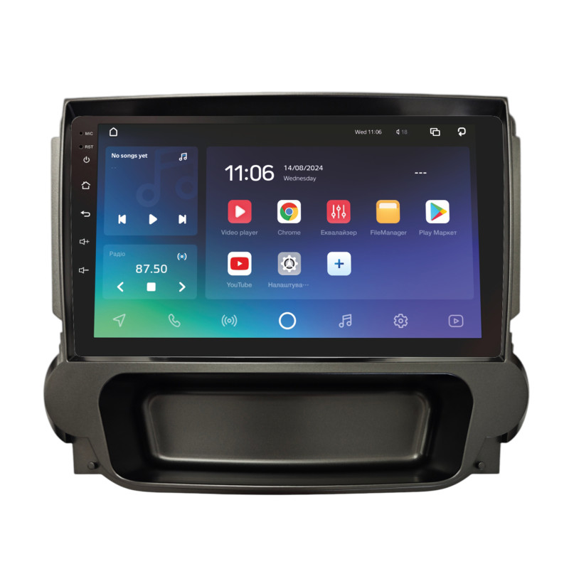 Android head unit SIGMA X9432 ANDROID 10 4+32 Gb 4G DSP Chevrolet Malibu 2009-2014 Black 9"