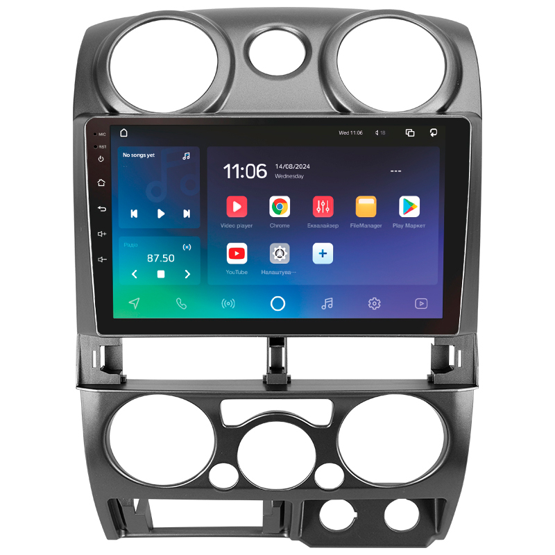 Android head unit SIGMA X9432 ANDROID 10 4+32 Gb 4G DSP Chevrolet Colorado 2006-2012 For Isuzu D-MAX MU-71 2008-2012 9"