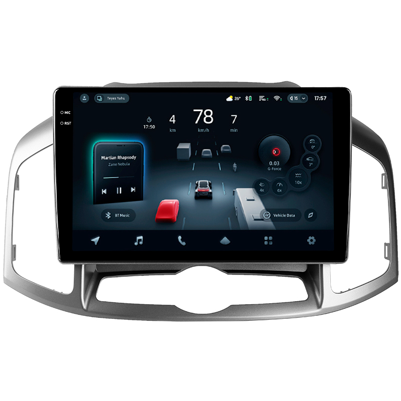 Android head unit Teyes CC4 Pro 12+256 Gb Chevrolet Captiva 1 (F2) 2011-2016 10" 2k