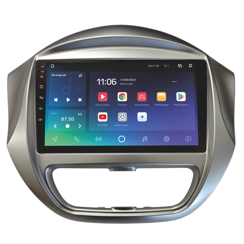 Android head unit SIGMA X9464 ANDROID 10 4+64 Gb 4G DSP Chevrolet Spark BAIC BEAT DAEWOO MATIZ 2018+ 9"