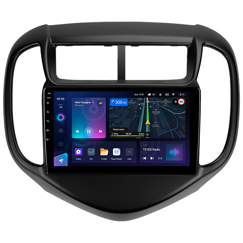 Android head unit Teyes CC3L 4+64 Gb Chevrolet Aveo 3 2016-2023 9"