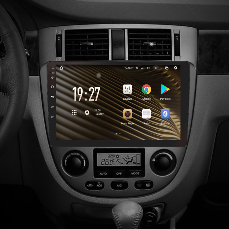 Android head unit SIGMA S10432 ANDROID 10 4+32 Gb 4G DSP Chevrolet Lacetti J200 For Buick Excelle Hrv 2004-2013 For Daewoo Gentra 2 2013-2015 (F2) 10"