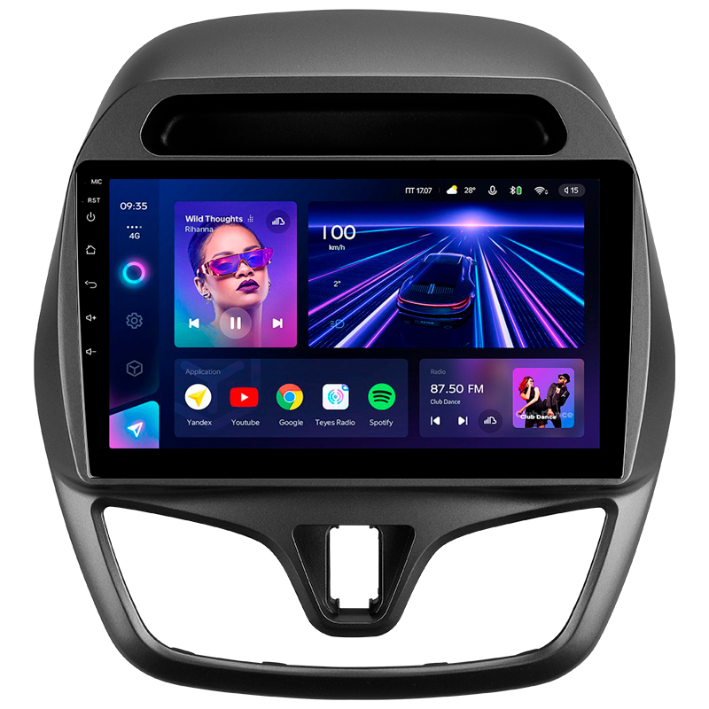 Android head unit Teyes CC3 4+32 Gb Chevrolet Spark Beat (F2) 2015-2018 9"