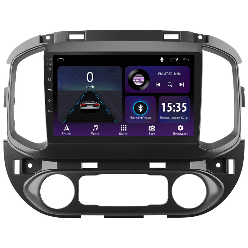 Android head unit SIGMA E9232 ANDROID 10 2+32 Gb Chevrolet Colorado 2 2014-2022 9" (L2)