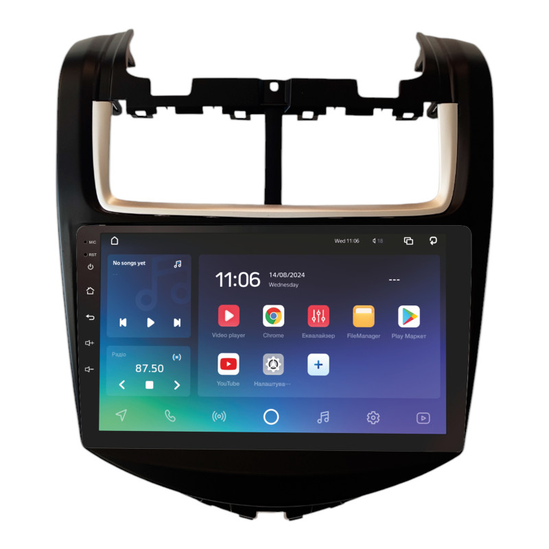 Android head unit SIGMA X9432 ANDROID 10 4+32 Gb 4G DSP Chevrolet Aveo 2 2014-2015 9"