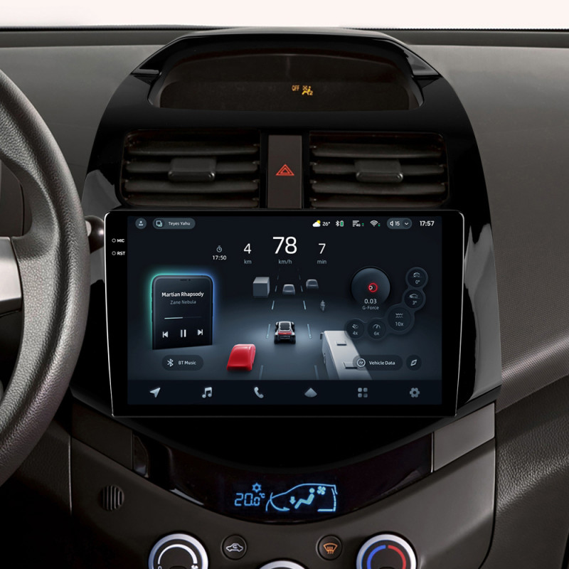 Android head unit Teyes CC4 Pro 12+256 Gb Chevrolet Spark M300 2009 - 2016 (F1) 9" 2k