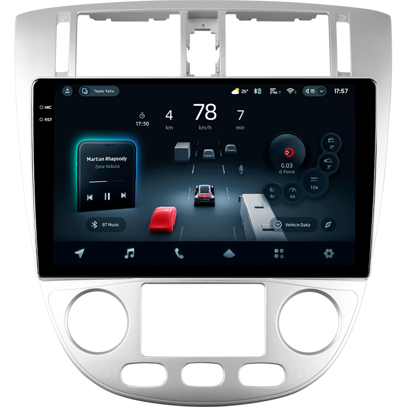 Android head unit Teyes CC4 Pro 8+128 Gb Chevrolet Lacetti J200 For Buick Excelle Hrv 2004-2013 For Daewoo Gentra 2 2013-2015 (F2) 10" 2k