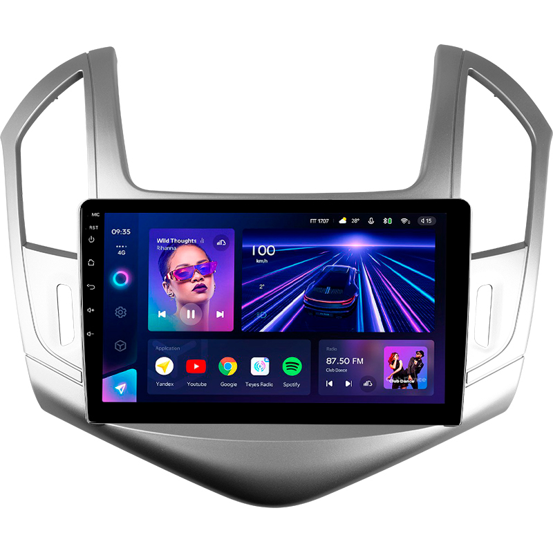 Android head unit Teyes CC3 4+32 Gb Chevrolet Cruze J300 J308 2012-2015 9" (L1)