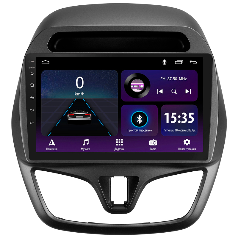 Android head unit SIGMA E9232 ANDROID 10 2+32 Gb Chevrolet Spark Beat (F2) 2015-2018 9"