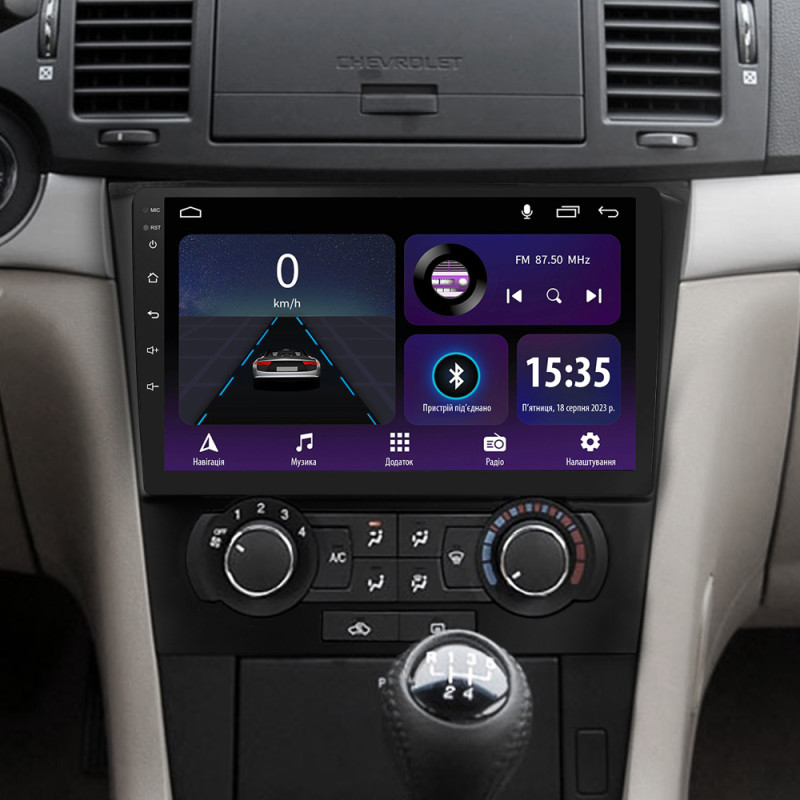 Android head unit SIGMA E9232 ANDROID 10 2+32 Gb Chevrolet Epica 1 2006 - 2012 9"