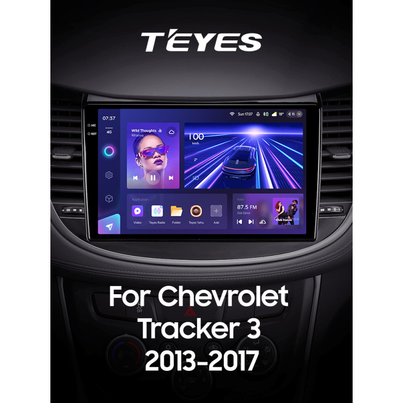 Android head unit Teyes CC3 4+32 Gb Chevrolet Tracker 3 (F2) 2013-2017 9" 2k