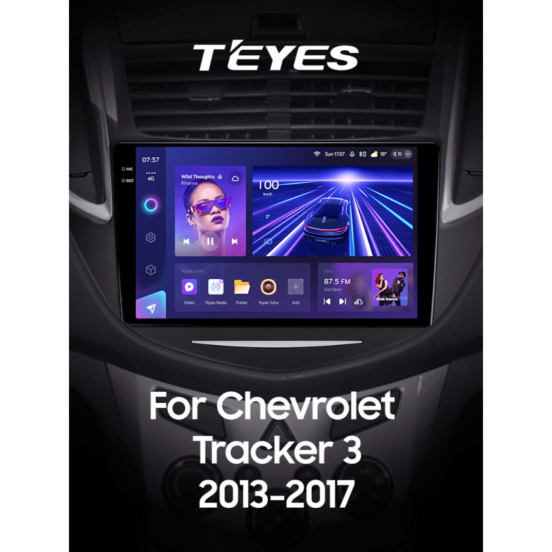 Android head unit Teyes CC3 6+128 Gb Chevrolet Tracker 3 (F1) 2013-2017 9" 2k