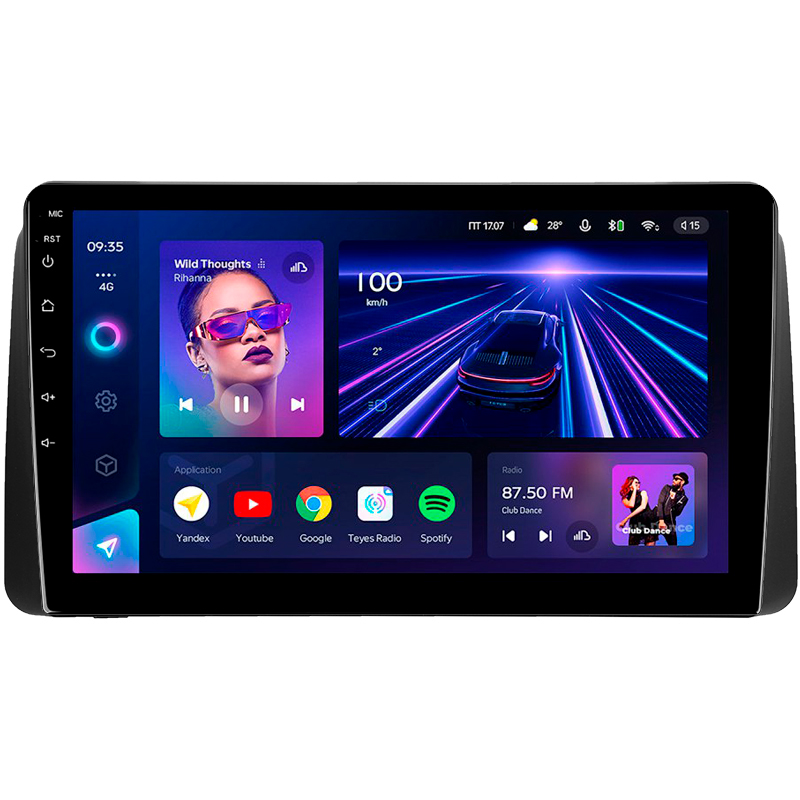 Android head unit Teyes CC3 4+32 Gb Chrysler Grand Voyager 5 2011-2015 9" (L1)