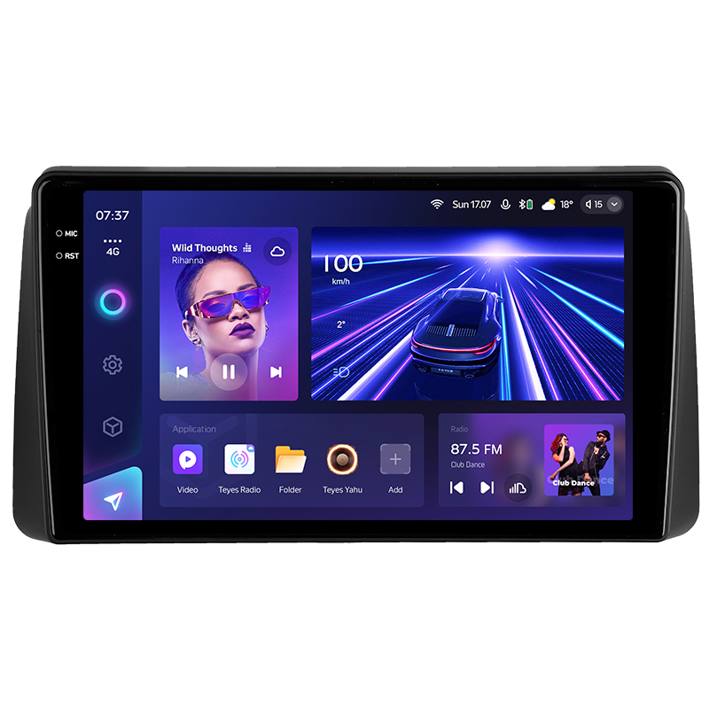 Android head unit Teyes CC3 4+64 Gb Chrysler Grand Voyager 5 2011-2015 9" 2k (L1)