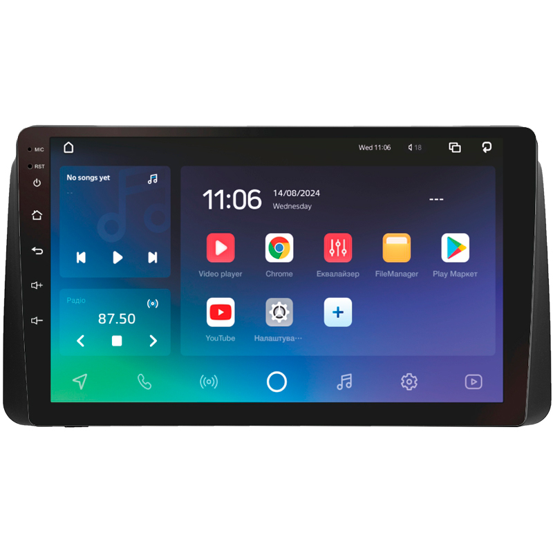 Android head unit SIGMA X9432 ANDROID 10 4+32 Gb 4G DSP Chrysler Grand Voyager 5 2011-2015 9" (L1)