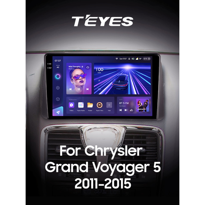 Android head unit Teyes CC3 6+128 Gb Chrysler Grand Voyager 5 2011-2015 9" 2k (L1)
