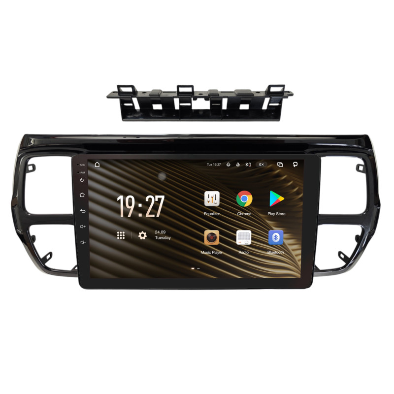 Android head unit SIGMA S9432 ANDROID 10 4+32 Gb 4G DSP Citroen C5 AIRCROSS 2017 UV BLACK 9"