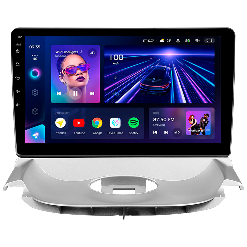 Android head unit Teyes CC3 4+32 Gb Citroen C2 2006-2013 9"