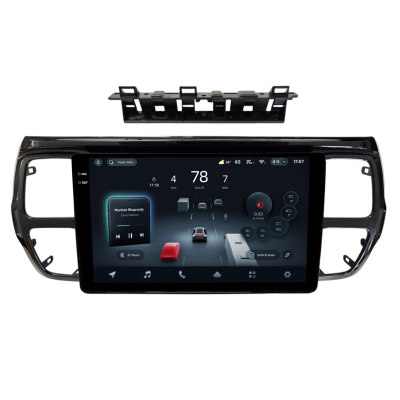 Android head unit Teyes CC4 Pro 12+256 Gb Citroen C5 AIRCROSS 2017 UV BLACK 9" 2k