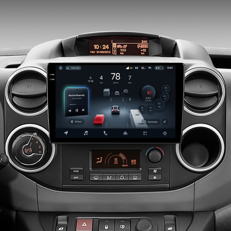 Android head unit Teyes CC4 Pro 8+128 Gb Citroen Berlingo 2 B9 2008-2019 9" 2k
