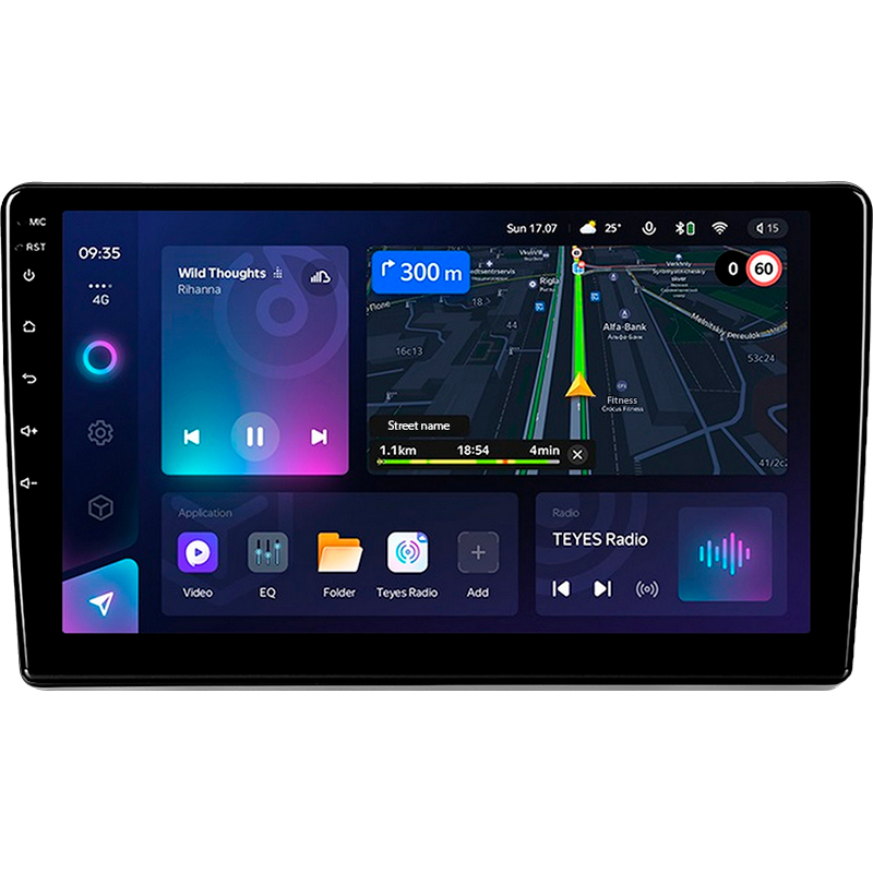 Android head unit Teyes CC3L 4+64 Gb Citroen Berlingo 2 B9 2008-2019 9"
