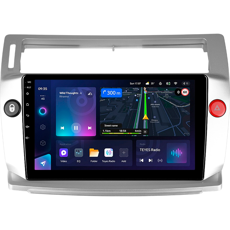 Android head unit Teyes CC3L 4+32 Gb Citroen C4 LA LC C-Triomphe C-Quatre 2004-2014 9"