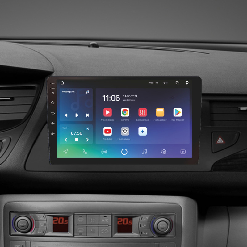 Android head unit SIGMA X9432 ANDROID 10 4+32 Gb 4G DSP Citroen C5 2 2008-2017 (F1) 9" (L1)