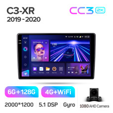 Android head unit Teyes CC3 6+128 Gb Citroen C3-XR (F1) 2019-2020 10" 2k